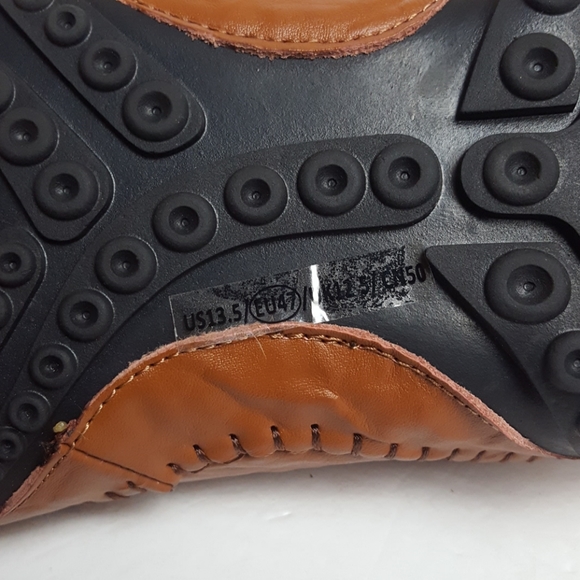 Coffee Leather Shoes Cowhide Chic Casual - Picture 8 of 8